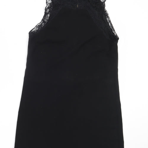 Pins and Needles Womens Black  Polyester Shift  Size S  Round Neck