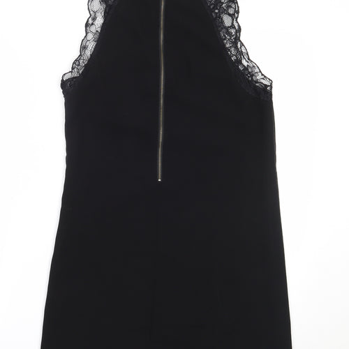 Pins and Needles Womens Black  Polyester Shift  Size S  Round Neck