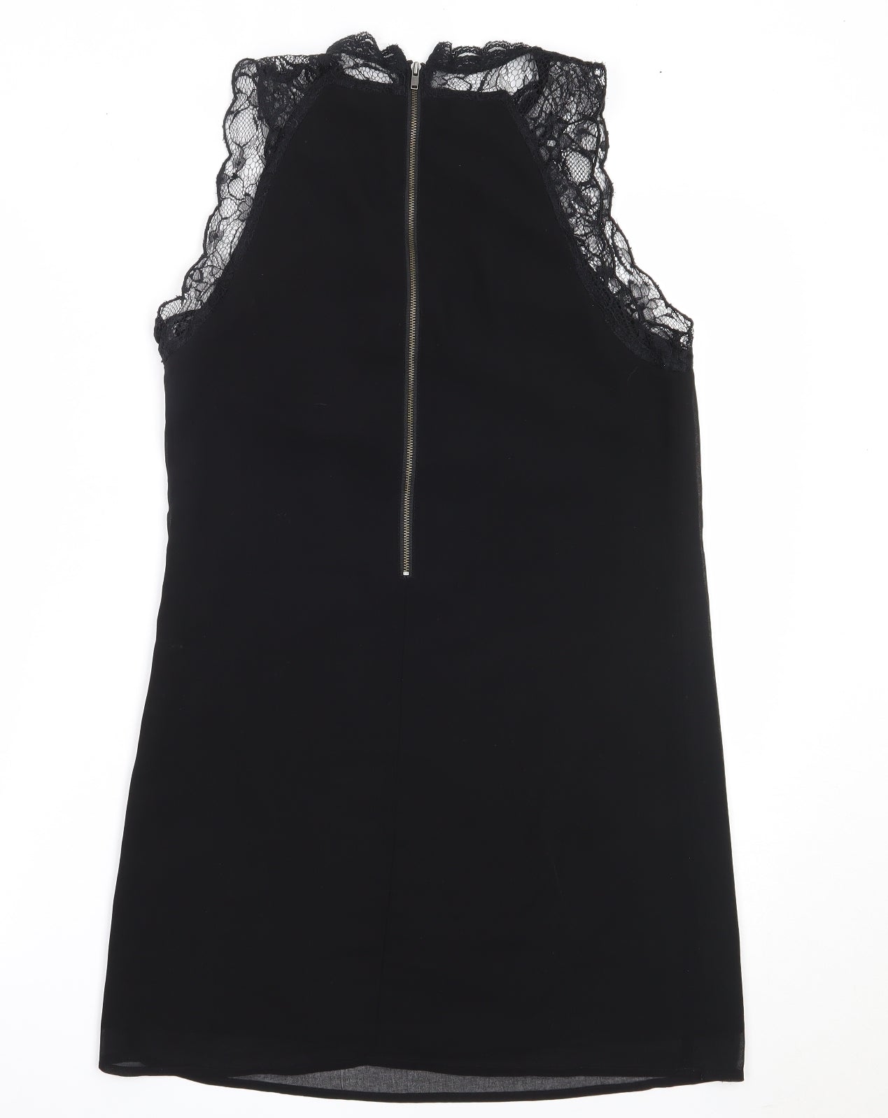 Pins and Needles Womens Black  Polyester Shift  Size S  Round Neck