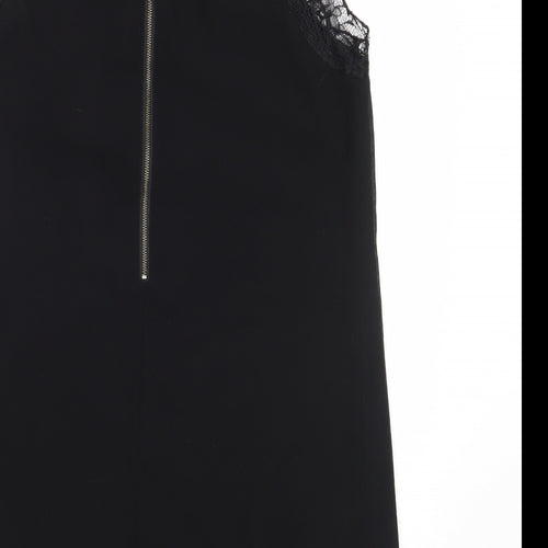 Pins and Needles Womens Black  Polyester Shift  Size S  Round Neck