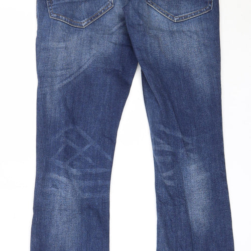 Burton Mens Blue  Cotton Skinny Jeans Size 28 in L29 in Regular