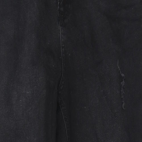Primark Womens Black  Cotton Skinny Jeans Size 14 L23 in Regular