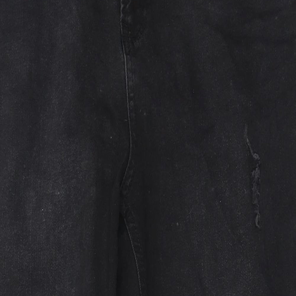 Primark Womens Black  Cotton Skinny Jeans Size 14 L23 in Regular
