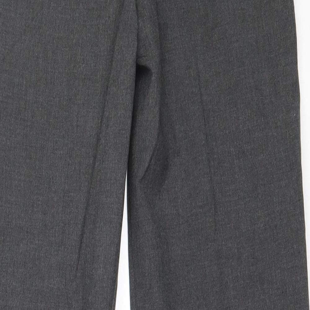 Marks and Spencer Boys Grey  Polyester Dress Pants Trousers Size 10-11 Years  Regular  - school
