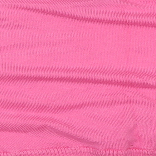 BAY Womens Pink V-Neck  Cotton Cardigan Jumper Size 14