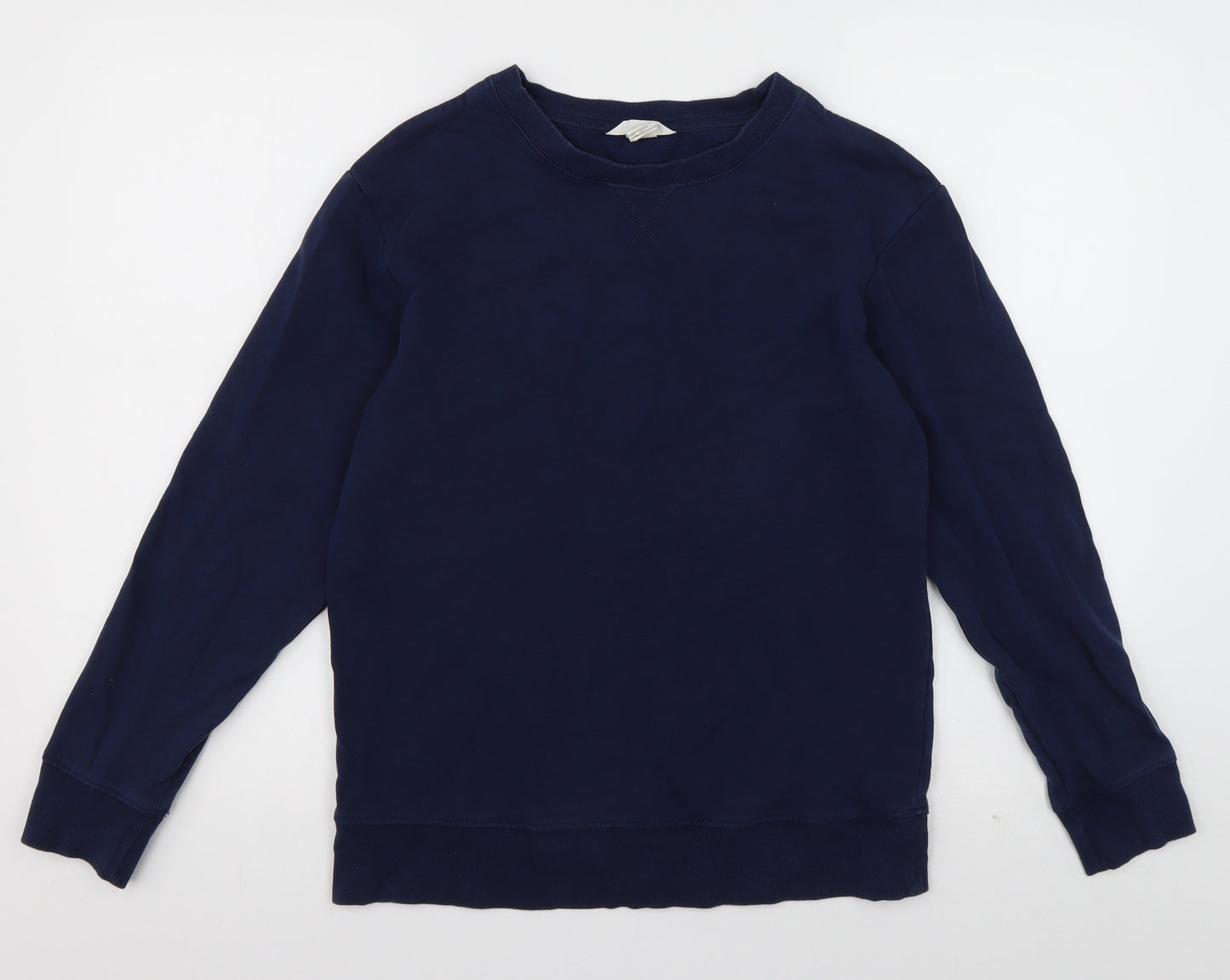 H&M Boys Blue  Cotton Pullover Sweatshirt Size 13-14 Years  Pullover