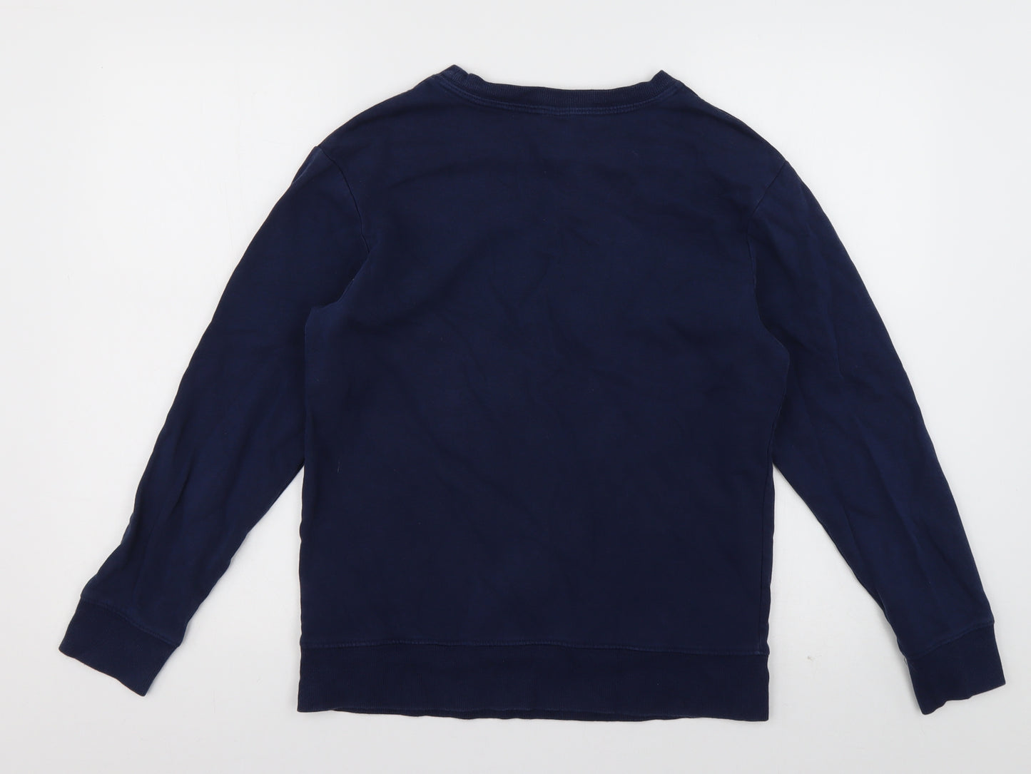 H&M Boys Blue  Cotton Pullover Sweatshirt Size 13-14 Years  Pullover
