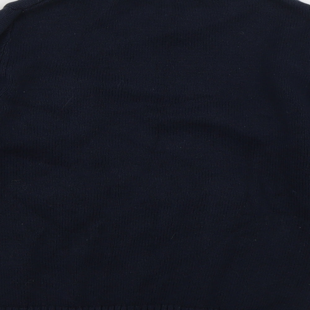 H&M Boys Blue Crew Neck  Cotton Pullover Jumper Size 4-5 Years  Pullover - Tree-Rex, Christmas