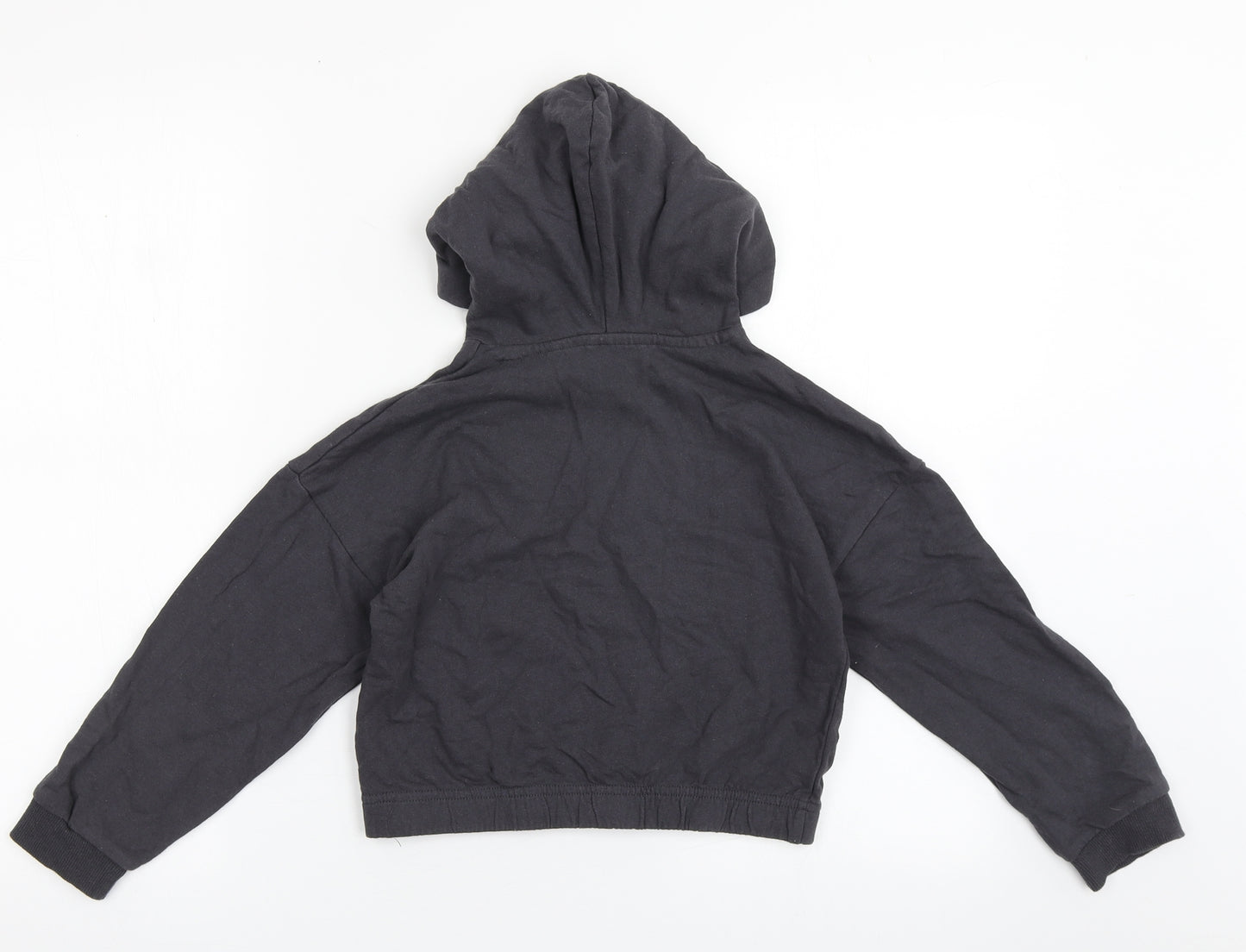 pep&co Girls Grey  Cotton Pullover Hoodie Size 8-9 Years  Pullover - Minnie Mouse