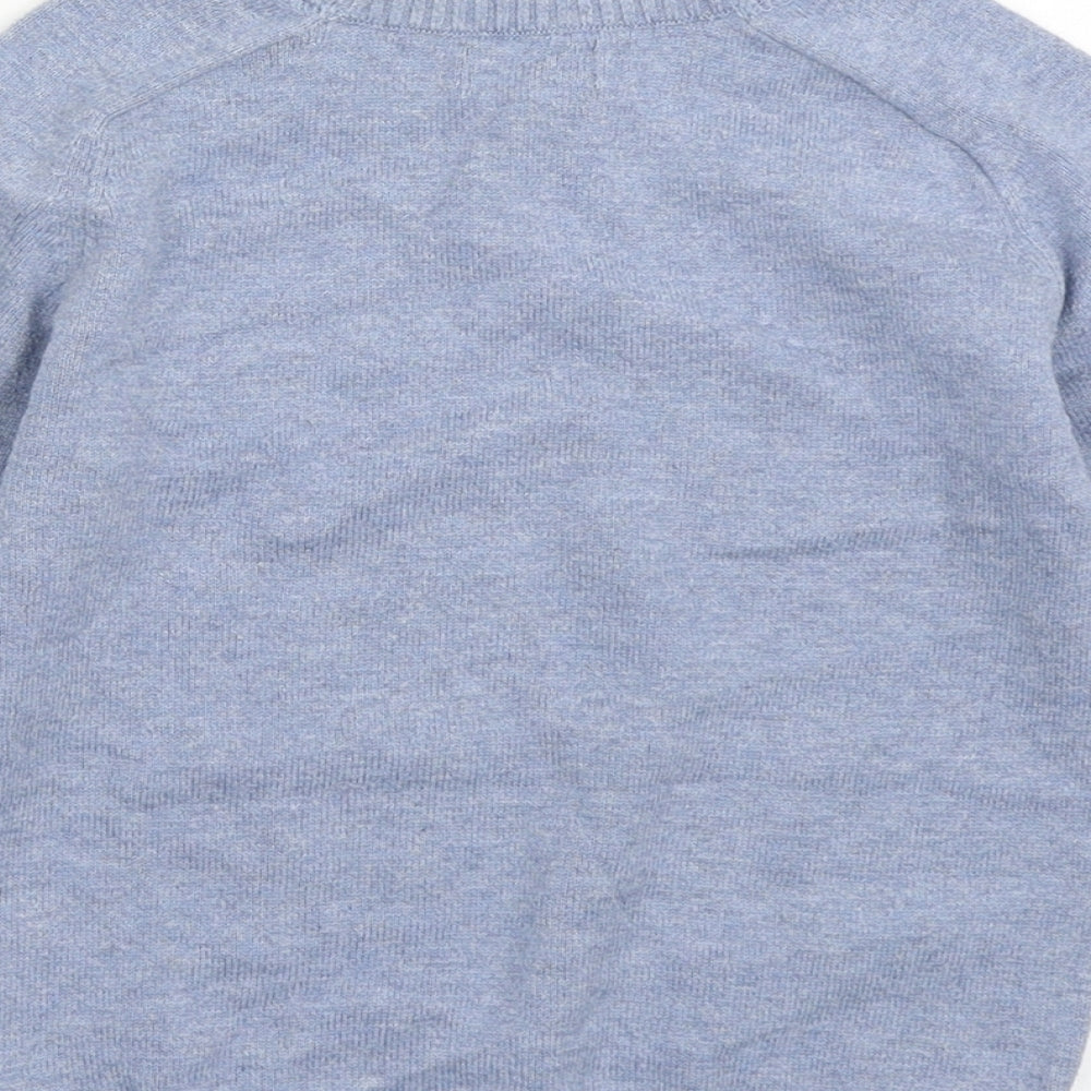 NEXT Boys Blue Crew Neck  Cotton Pullover Jumper Size 2-3 Years  Pullover