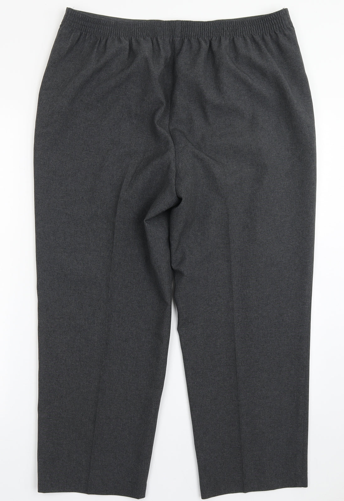 EWM Womens Grey  Polyester Trousers  Size 16 L28 in Regular
