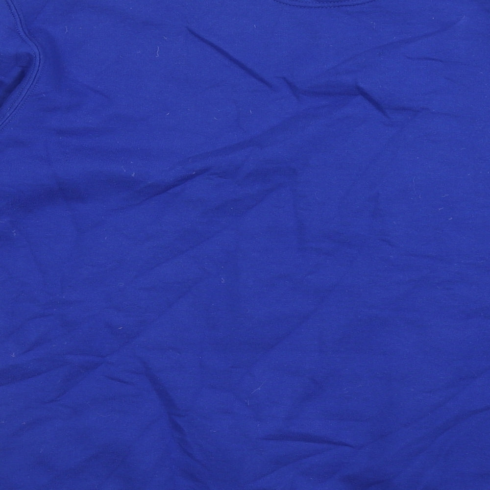 Preworn Mens Blue  Cotton Pullover Sweatshirt Size L   - nasa