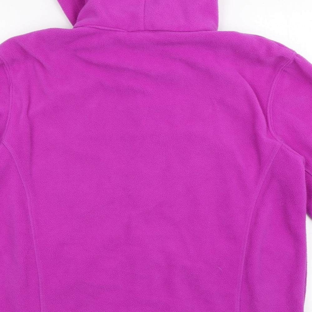 Azzurri Womens Purple  Polyester Full Zip Sweatshirt Size M  Zip