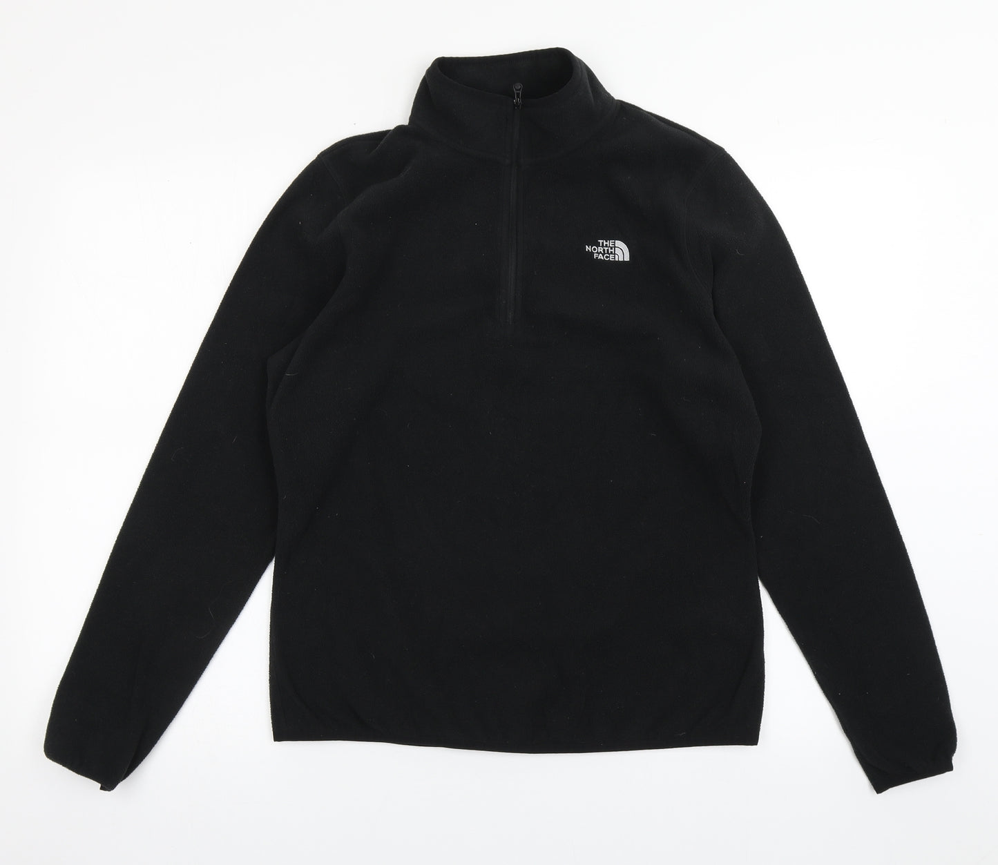 The North Face Womens Black  Polyester Pullover Sweatshirt Size L  Zip