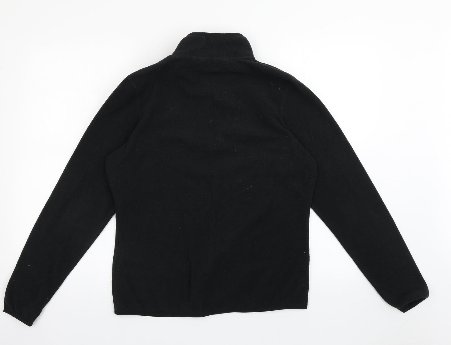 The North Face Womens Black  Polyester Pullover Sweatshirt Size L  Zip