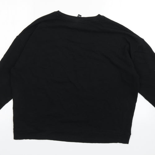 New Look Womens Black  Cotton Pullover  Size M  Pullover - Nothing to Wear