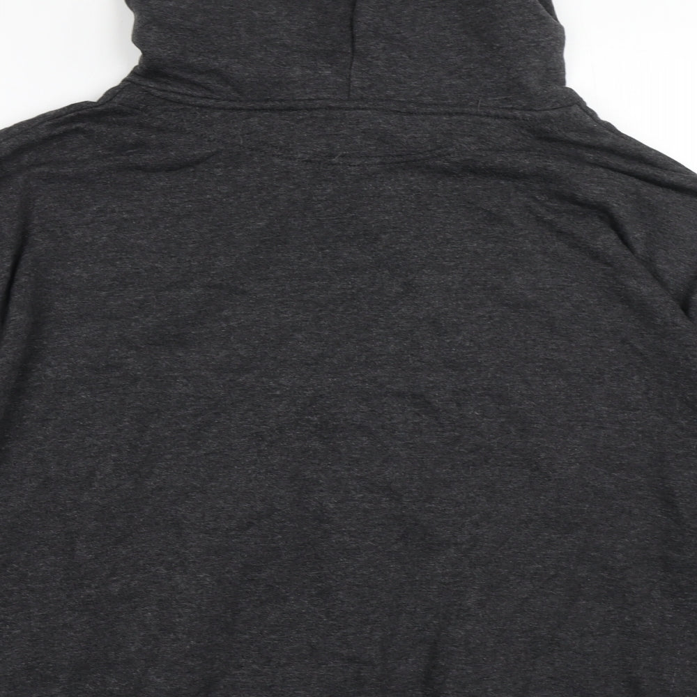 H&M Mens Grey  Cotton Pullover Hoodie Size XL