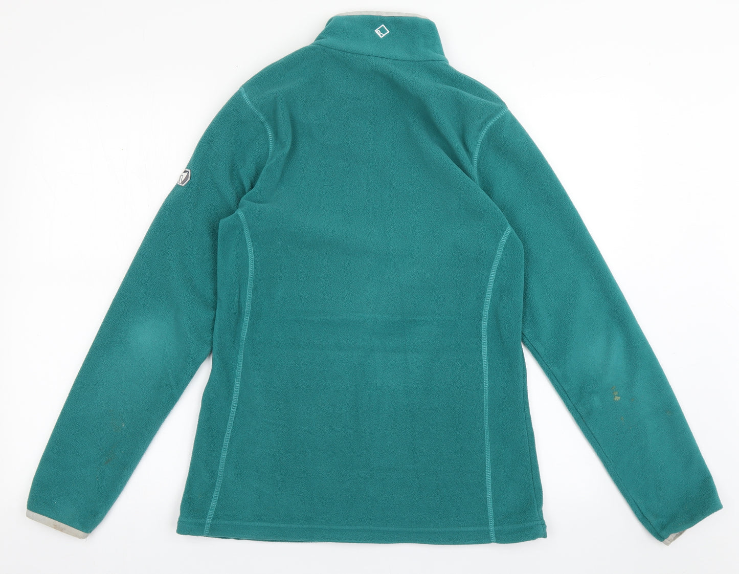 Regatta Womens Green  Polyester Full Zip Sweatshirt Size 12  Zip