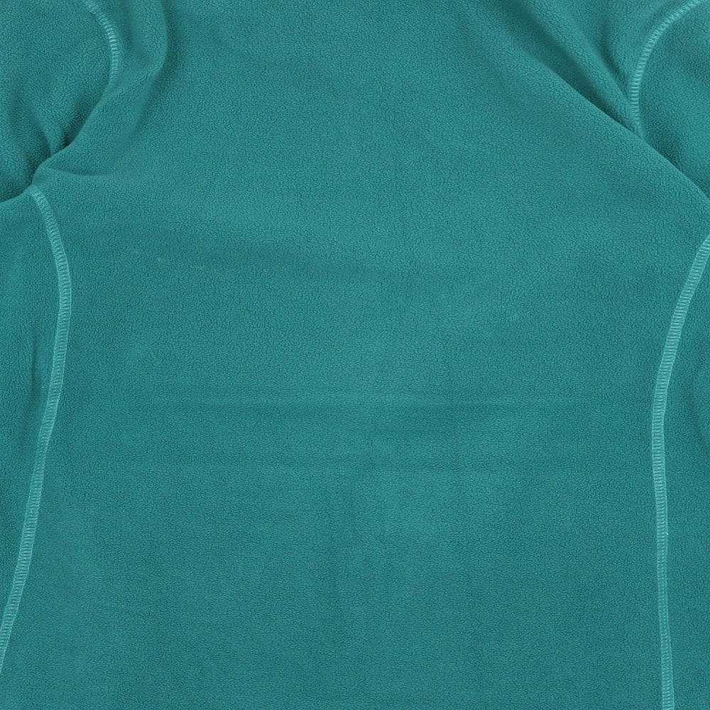 Regatta Womens Green  Polyester Full Zip Sweatshirt Size 12  Zip