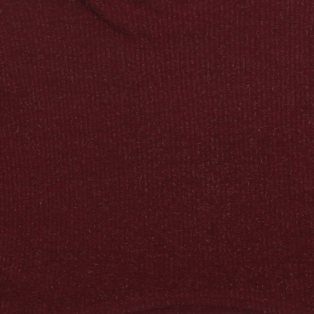 New Look Girls Purple  Polyester Basic Casual Size 14-15 Years Crew Neck Pullover