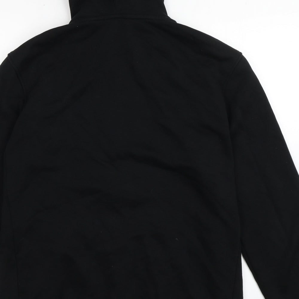 NEXT Mens Black  Cotton Full Zip Hoodie Size M