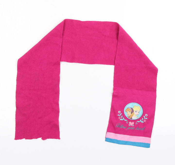 Preworn Girls Pink  Acrylic Scarf Scarves & Wraps One Size  - Princesses