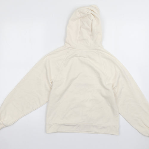 George Girls White  Cotton Pullover Hoodie Size 11-12 Years  Pullover - tennis league