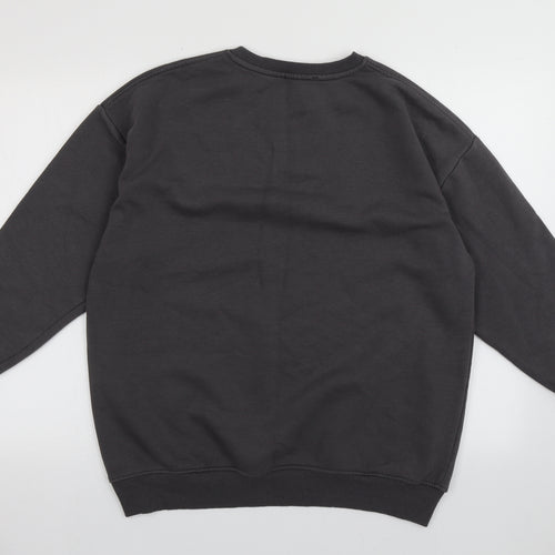 Primark Womens Grey  Cotton Pullover Sweatshirt Size XS  Pullover - just be nice