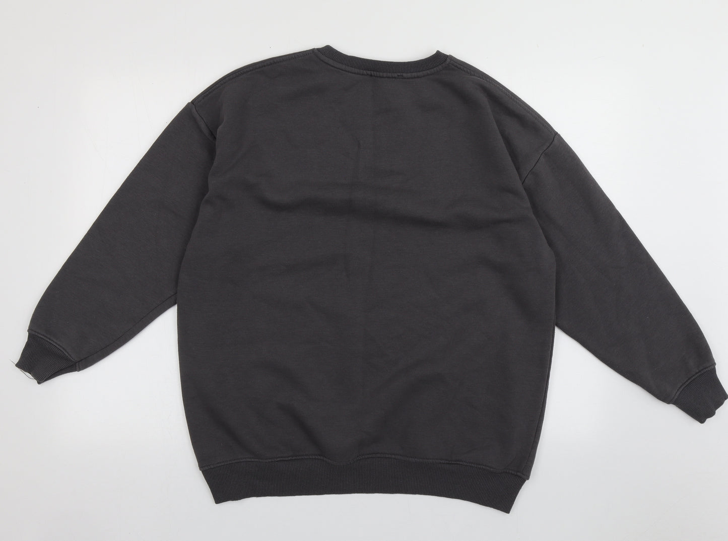 Primark Womens Grey  Cotton Pullover Sweatshirt Size XS  Pullover - just be nice