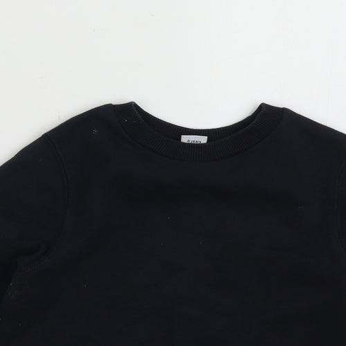 sainsburys Boys Blue  Cotton Pullover Sweatshirt Size 4 Years  Pullover - school wear