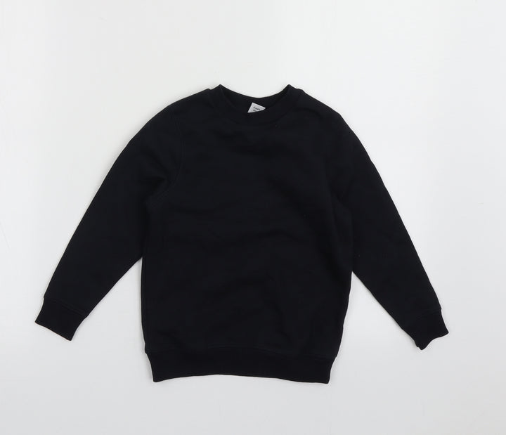 sainsburys Boys Blue  Cotton Pullover Sweatshirt Size 4 Years  Pullover - school wear