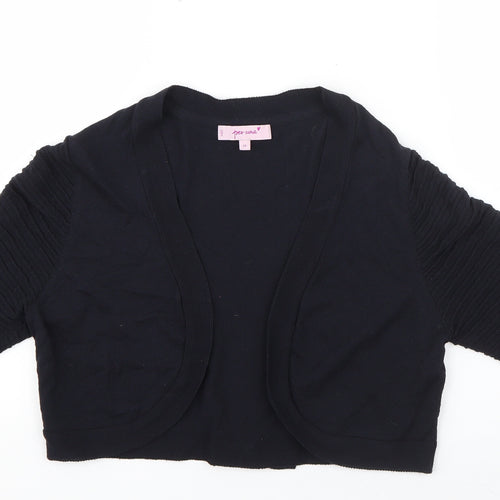 Per Una Womens Blue V-Neck  Viscose Cardigan Jumper Size 10