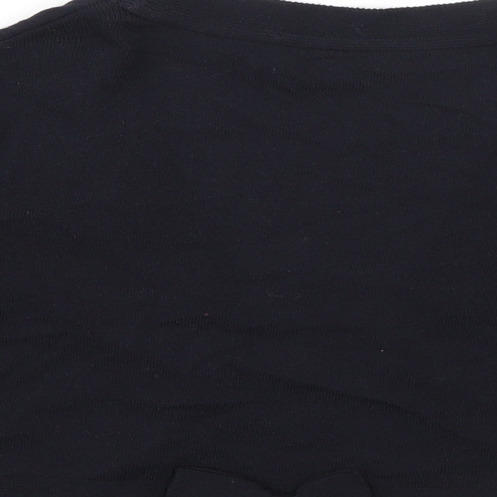 Per Una Womens Blue V-Neck  Viscose Cardigan Jumper Size 10