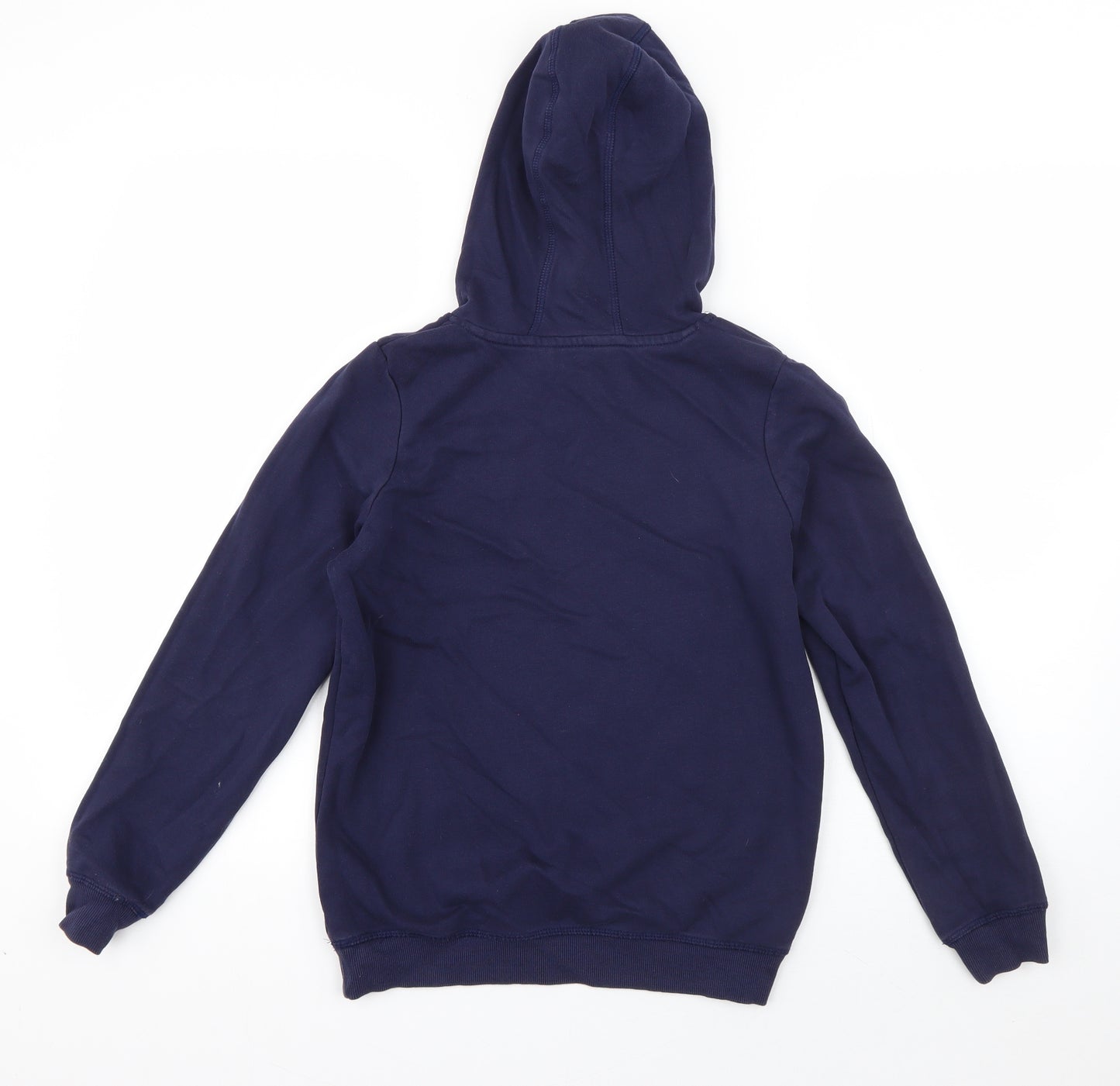 George Girls Blue  Cotton Pullover Hoodie Size 11-12 Years  Pullover - Butterfly