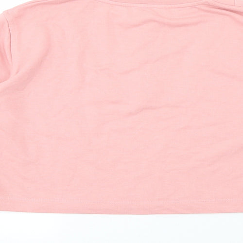 Pimkie Womens Pink  Cotton Pullover Sweatshirt Size M  Pullover