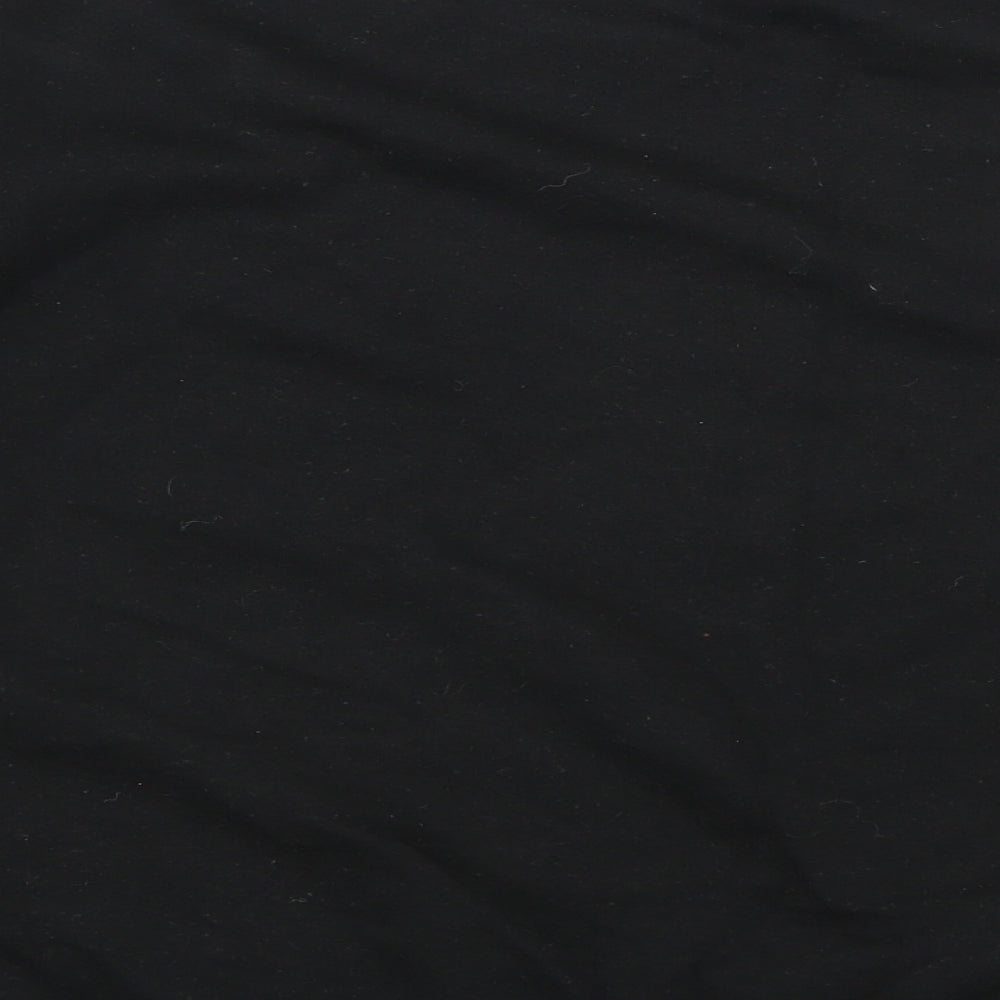 New Look Womens Black  Cotton Pullover Sweatshirt Size S  Pullover - Happy