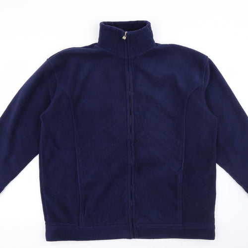 First Avenue Womens Blue   Jacket  Size L  Zip