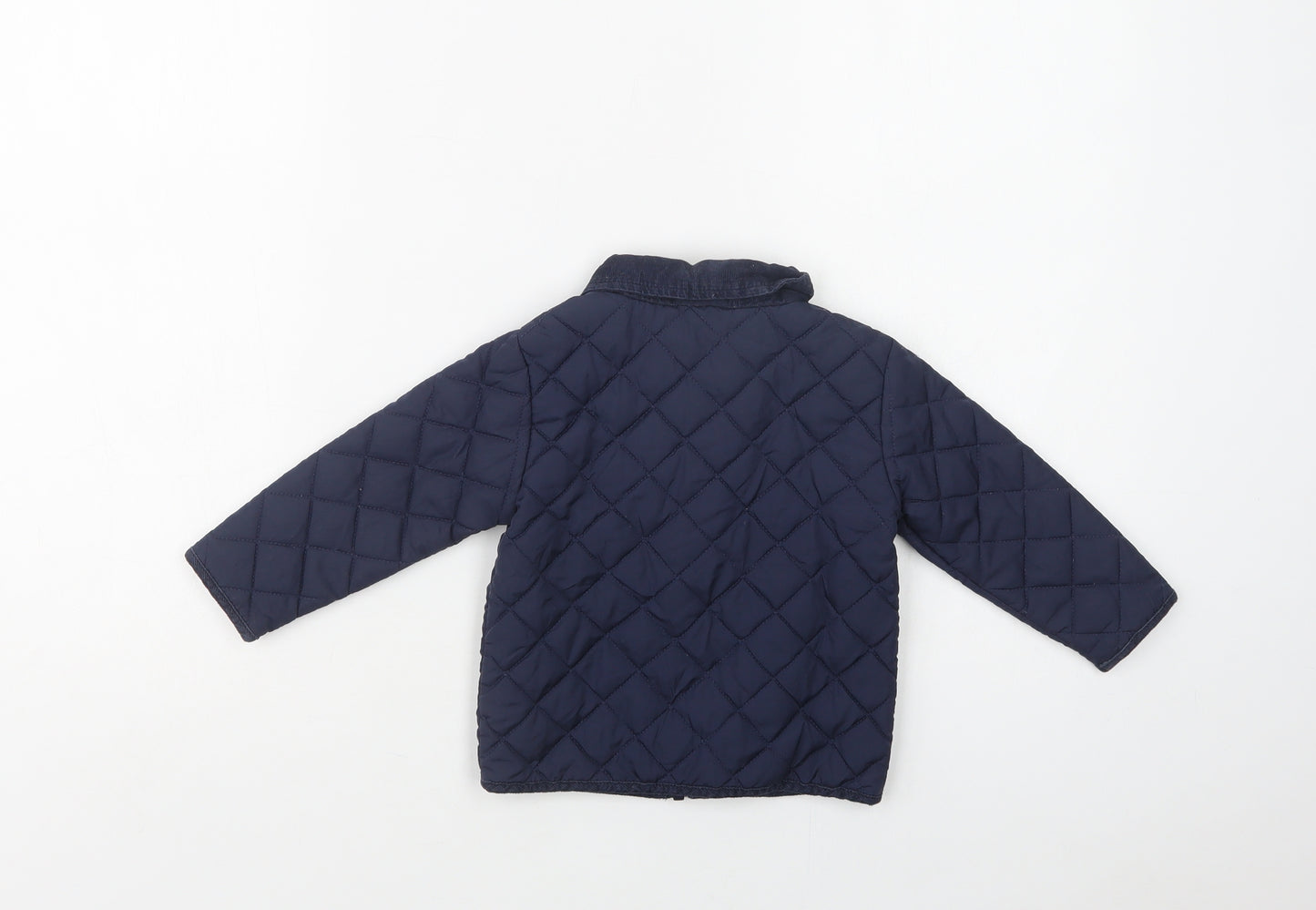 NEXT Baby Blue   Quilted Jacket Size 12-18 Months   Zip