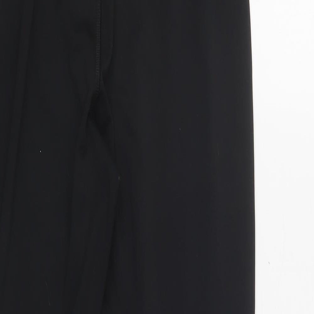 F&F Womens Black  Polyester Compression Leggings Size 12 L28 in Regular