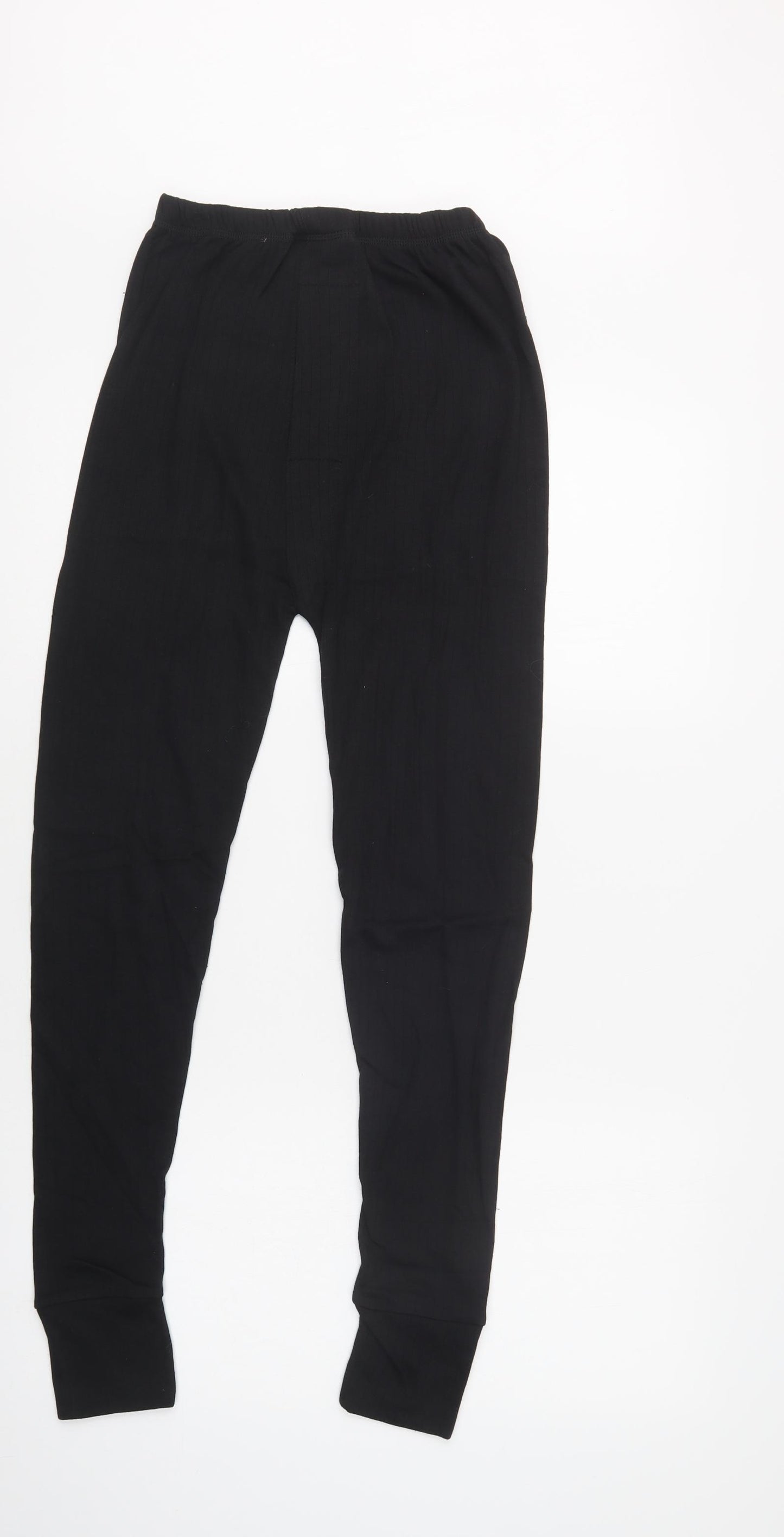 Thermal Wear Mens Black  Polyester Jegging Trousers Size M L30 in Regular