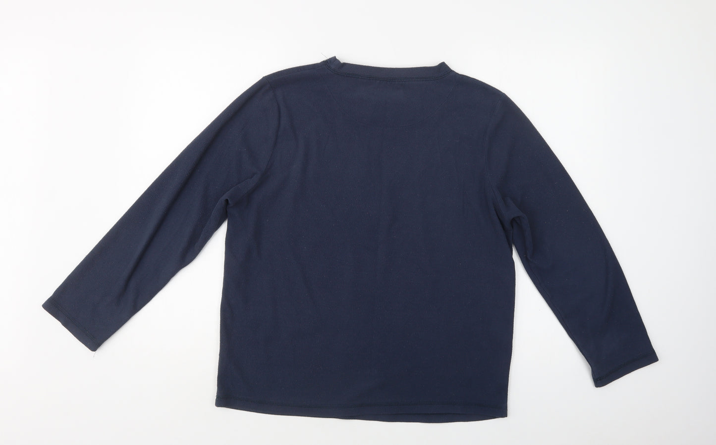 Primark Womens Blue  Polyester Top Lounge Set Size S   - Rudolph Christmas