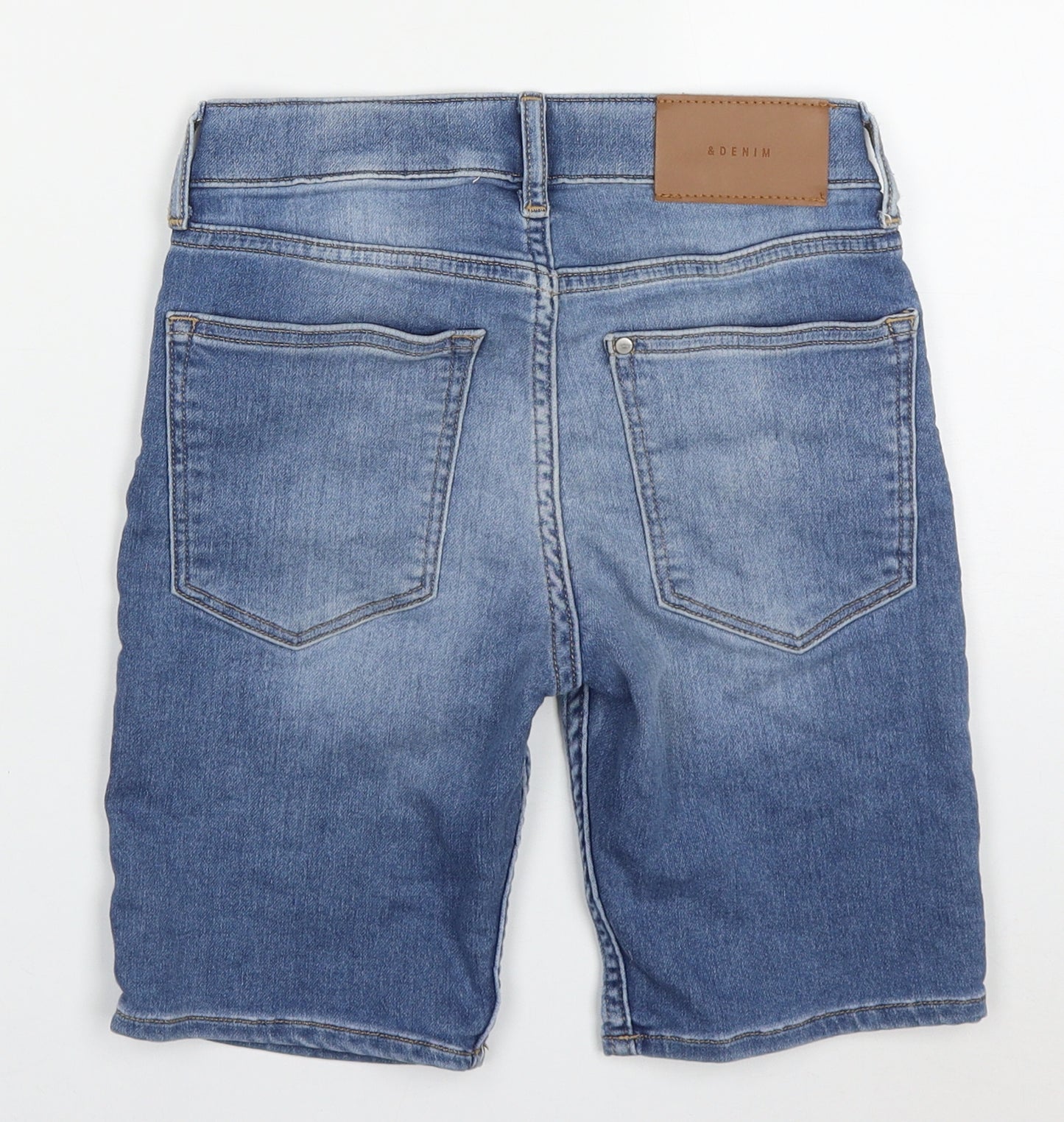H&M Boys Blue  Cotton Bermuda Shorts Size 9-10 Years  Regular