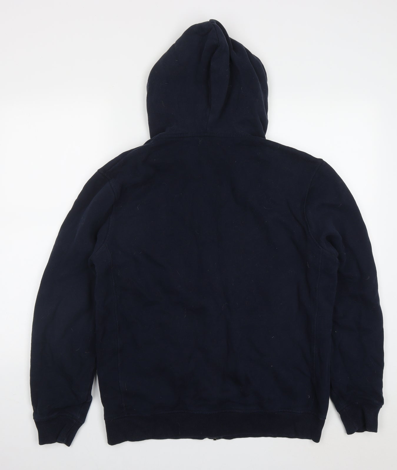 NEXT Mens Blue  Cotton Full Zip Hoodie Size L