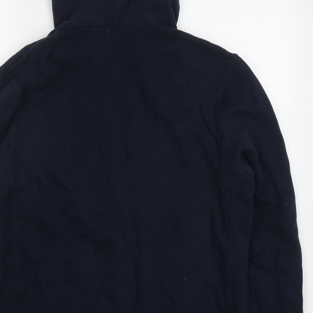 NEXT Mens Blue  Cotton Full Zip Hoodie Size L
