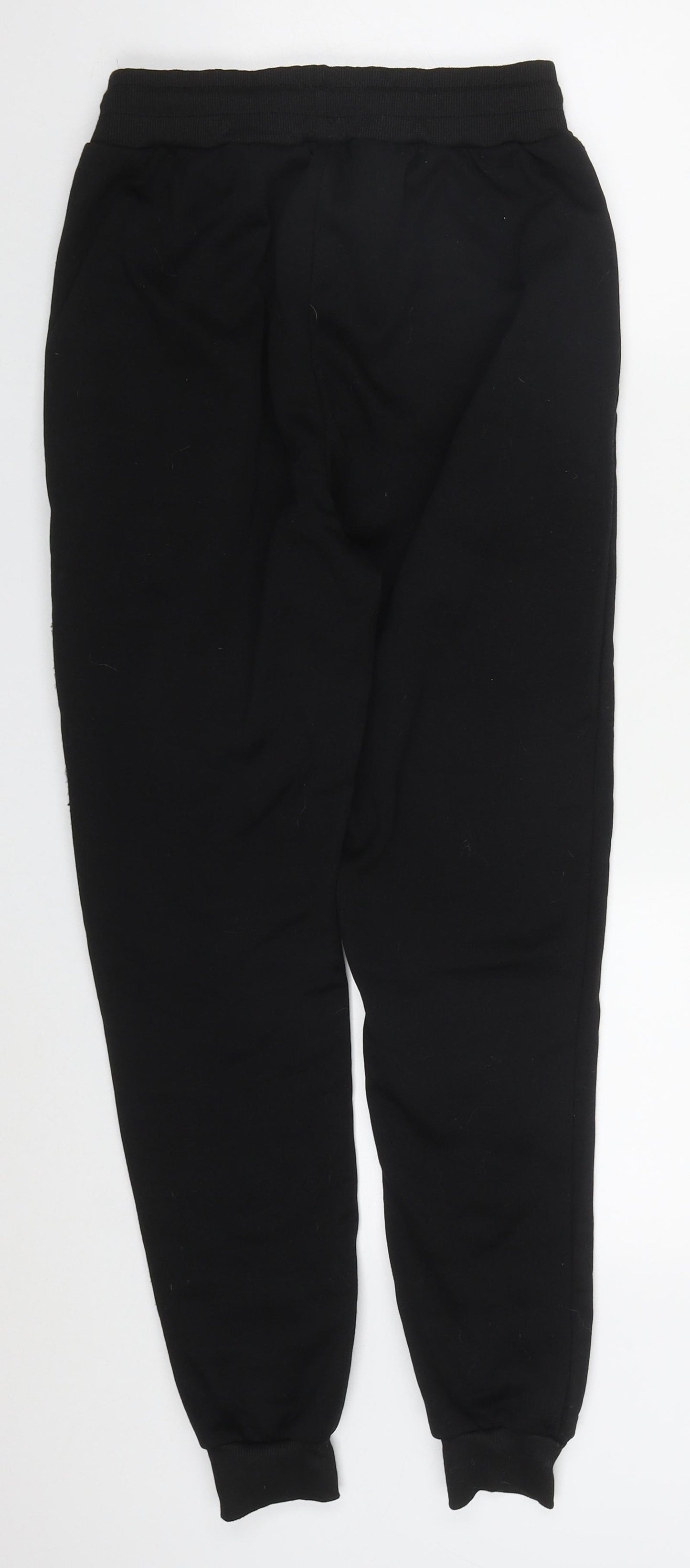 Preworn Mens Black  Cotton Sweatpants Trousers Size S L26 in Regular Drawstring - Astroworld