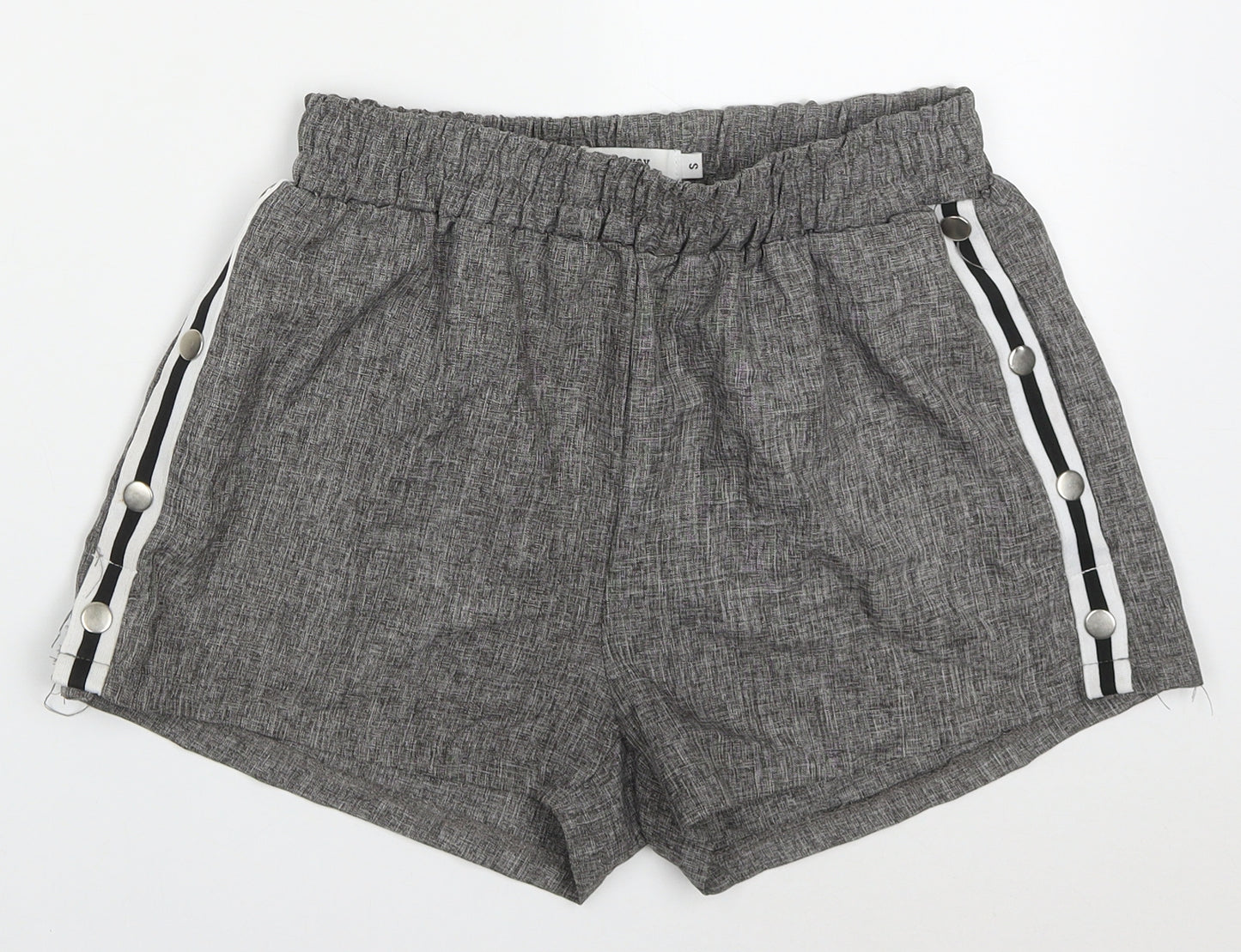 Runway Paris Womens Grey  Polyester Bermuda Shorts Size S L3 in Regular