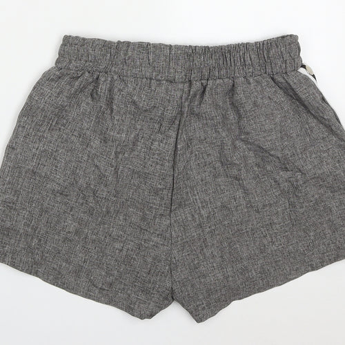 Runway Paris Womens Grey  Polyester Bermuda Shorts Size S L3 in Regular