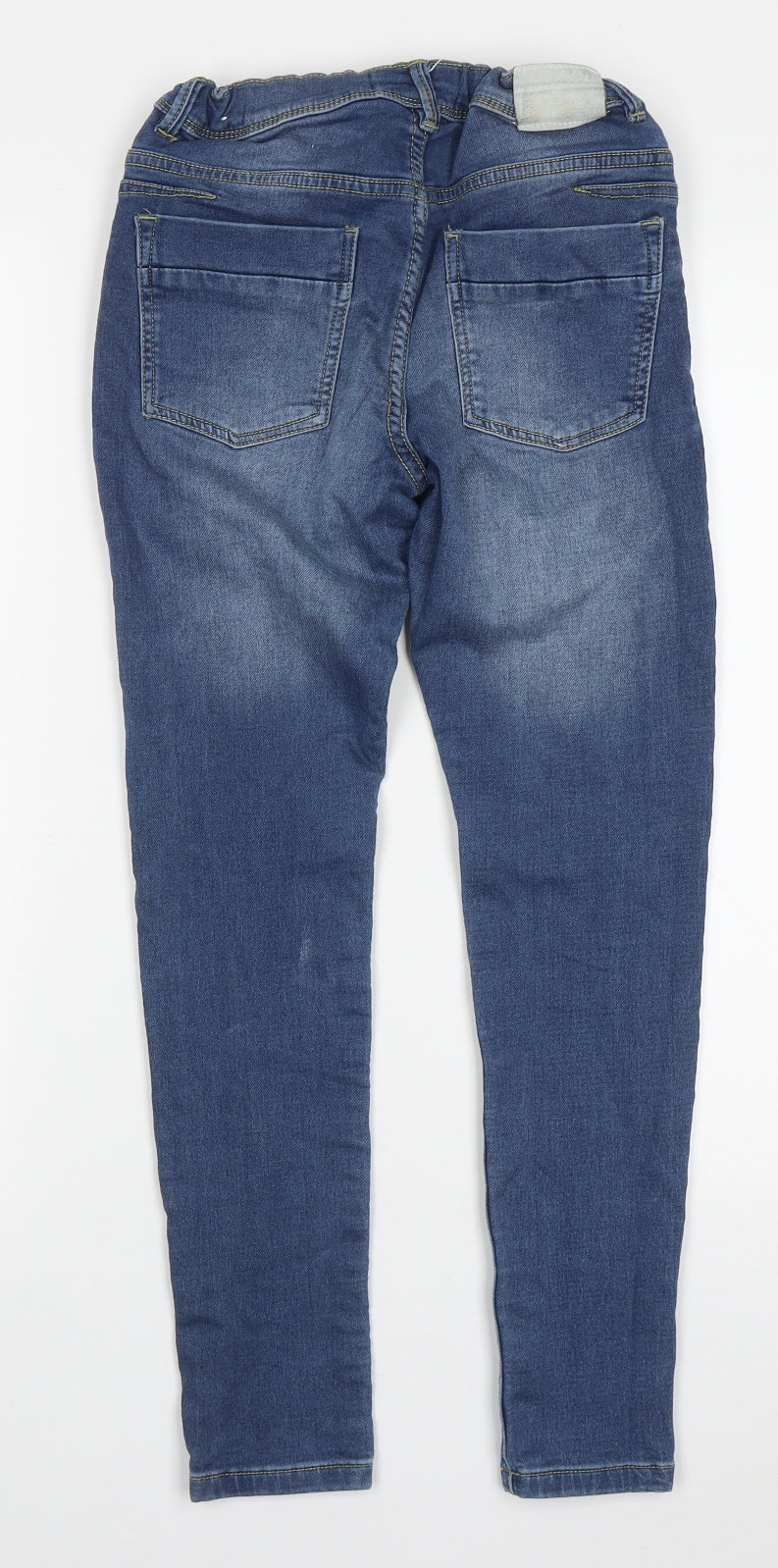 LFT Boys Blue  Cotton Skinny Jeans Size 11-12 Years  Regular Button