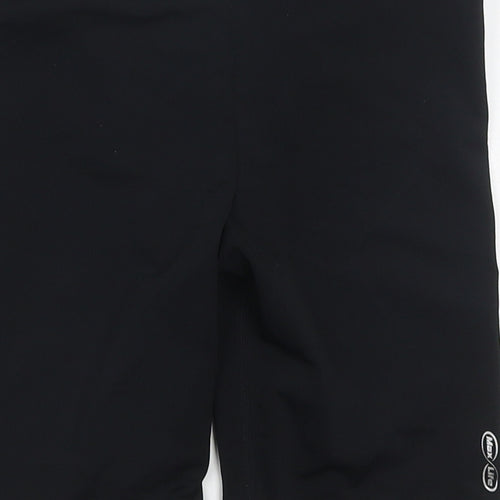 Arena Boys Black  Polyester Biker Shorts Size 12-13 Years  Regular Drawstring