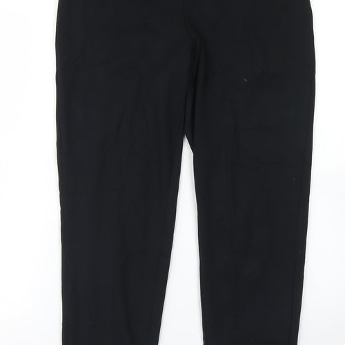TU Womens Black  Viscose Dress Pants Trousers Size 10 L25 in Regular